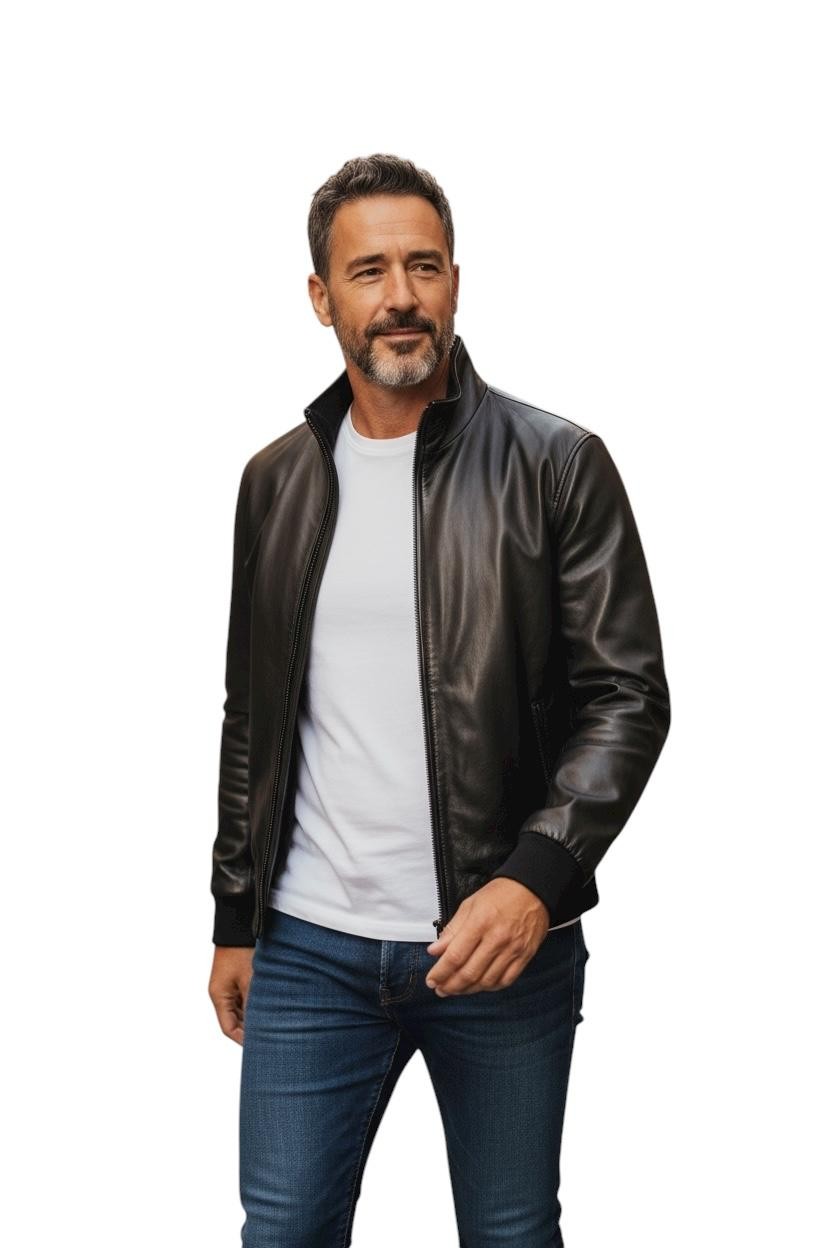 Giubbino in pelle skyward