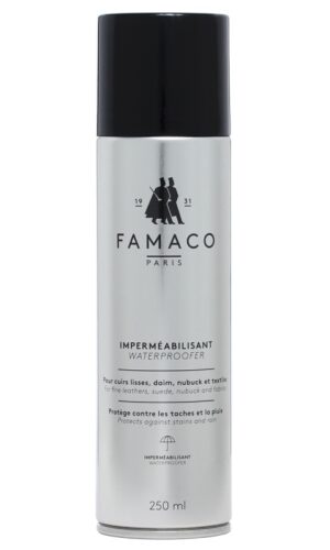 Impermeabilizzante spray per cuoio, pelle, scamosciati, nubuck e tessuti Famaco 250 ml
