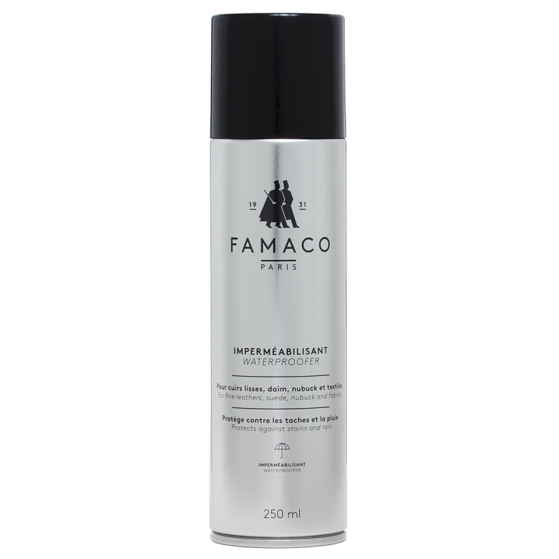 Impermeabilizzante spray per cuoio, pelle, scamosciati, nubuck e tessuti Famaco 250 ml