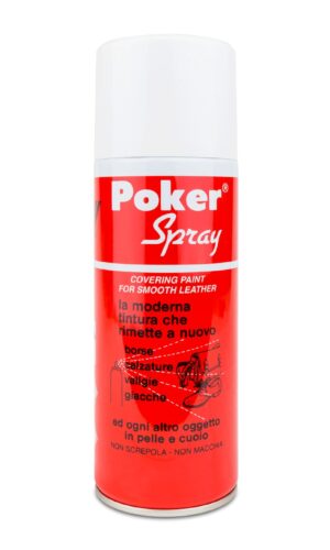Tintura professionale - Vernice spray colorante oggetti, borse, divani, sedili, scarpe in pelle 400 ml