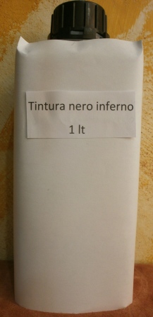 Tintura super istantanea penetrante nero inferno 1000 ml